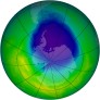 Antarctic Ozone 2000-10-21